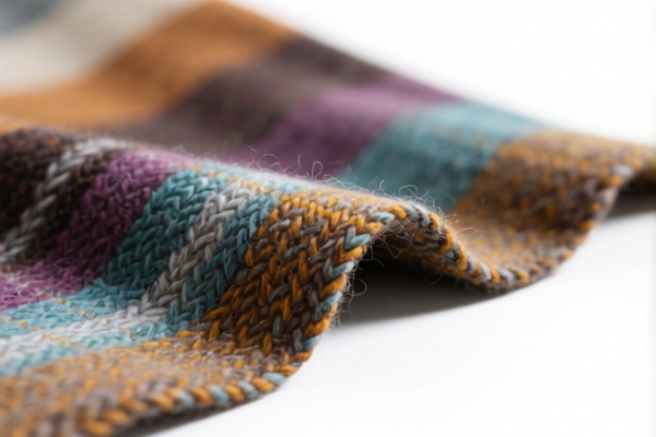 Image for Mixed Carded Wool Polyester Blended Fabric