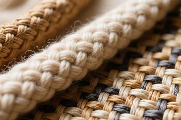Image for Woven fabrics of carded wool containing 30% or more silk (for suits)