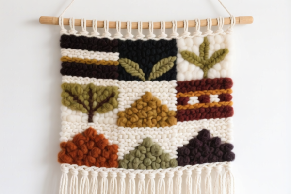 Image for Carded Wool Indoor Hanging Tapestry Fabric