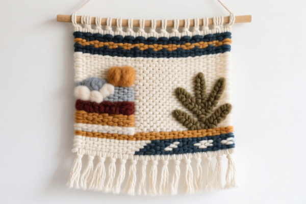 Image for Carded Wool Indoor Hanging Tapestry Fabric