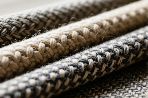Image for High count woven fabrics of combed wool or combed fine animal hair (85% or more by weight) Other Other Of extra fine wool yarns with an average fiber diameter of 18.5 microns or less Heavyweight (more than 340 g/m<sup>2</sup>)