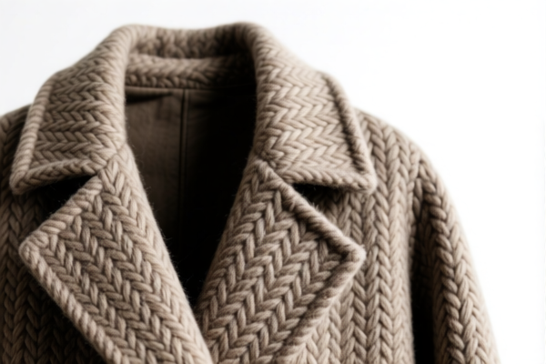 Image for Woven fabrics of combed wool or fine animal hair for overcoat (containing 85% or more by weight, average fiber diameter ≤18.5 microns, weight 270 340 g/m²)