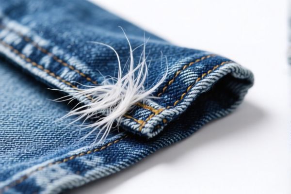 Image for Combed Fine Animal Hair Blended Denim Fabric