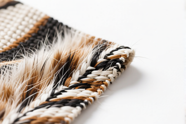 Image for Combed Fine Animal Hair Blended Woven Printed Fabric