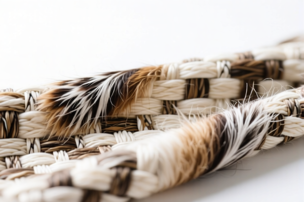 Image for Combed Fine Animal Hair Blended Woven Printed Fabric