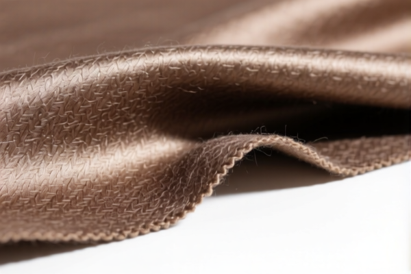 Image for Combed Wool Blended Satin Weave Fabric