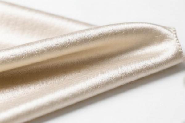 Image for Combed Wool Blended Satin Weave Fabric