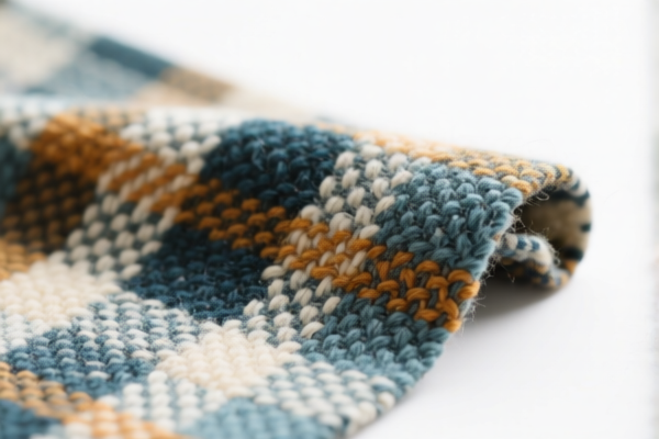 Image for Combed Wool Blended Woven Printed Fabric