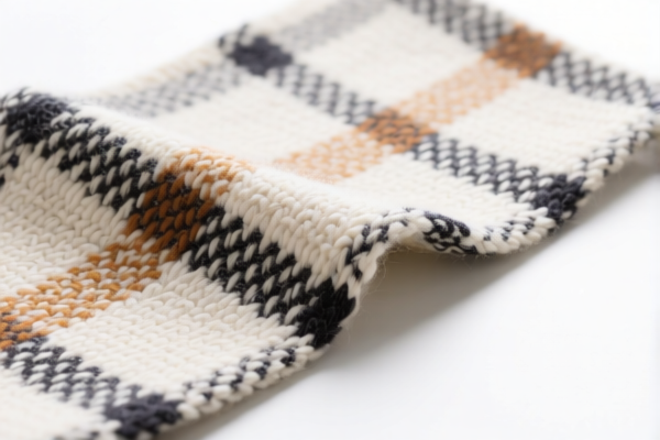 Image for Combed Wool Blended Woven Printed Fabric