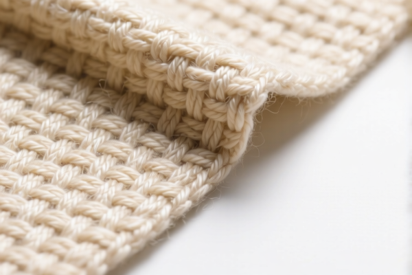 Image for Woven combed wool fabric with 30% or more silk content, Jacquard