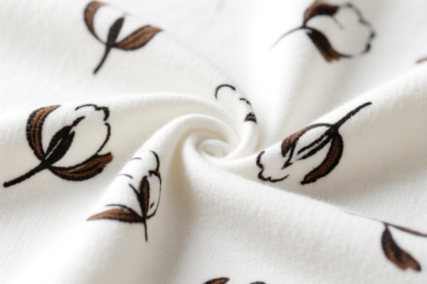 Image for Cotton Mixed Combed Wool Printed Fabric