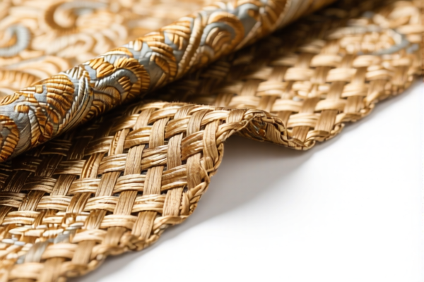 Image for Woven fabrics of combed wool blended   Brocade fabric