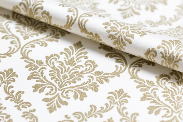 Image for Woven fabrics of combed wool blended Damask fabric