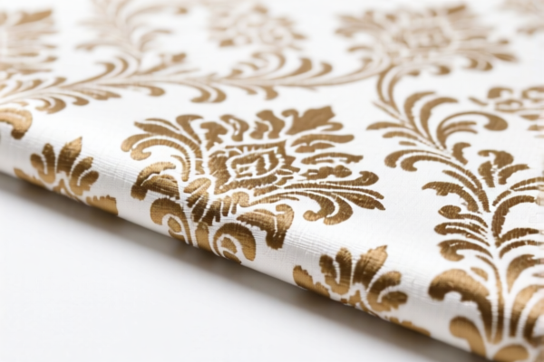 Image for Woven fabrics of combed wool blended Damask fabric