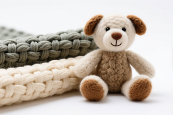 Image for Woven fabrics of combed wool blended For toys