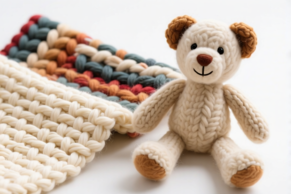 Image for Woven fabrics of combed wool blended For toys