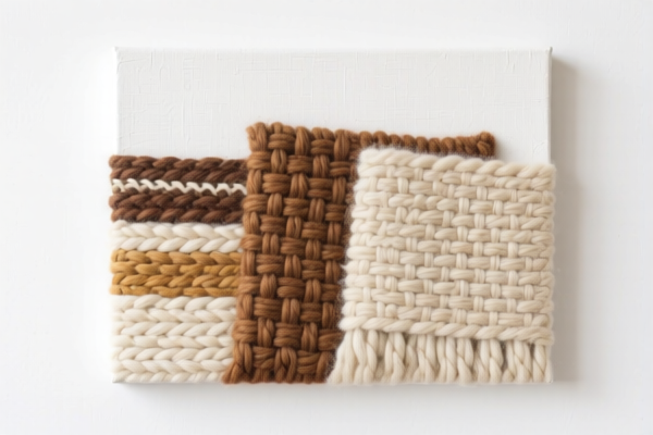 Image for Woven fabrics of combed wool blended Painting canvas