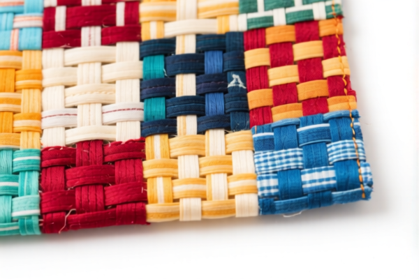 Image for Woven fabrics of combed wool blended Patchwork fabric