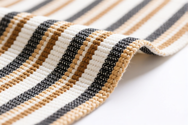 Image for Woven fabrics of combed wool blended Stripe fabric