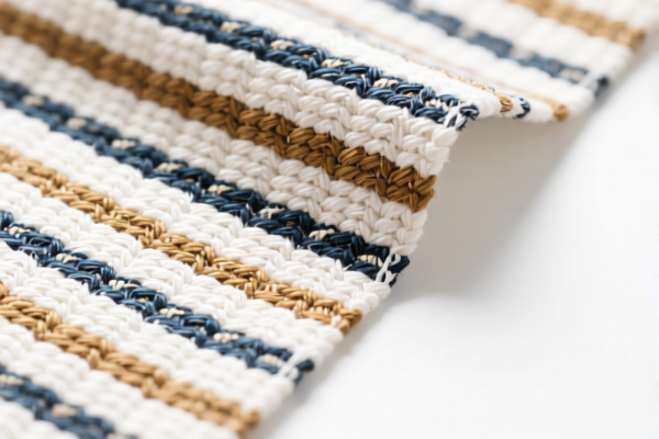 Image for Woven fabrics of combed wool blended Stripe fabric