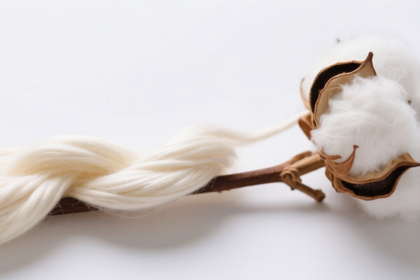Image for Uncarded Uncombed Long Staple Cotton (28.575 34.925mm, White, Harsh Type)