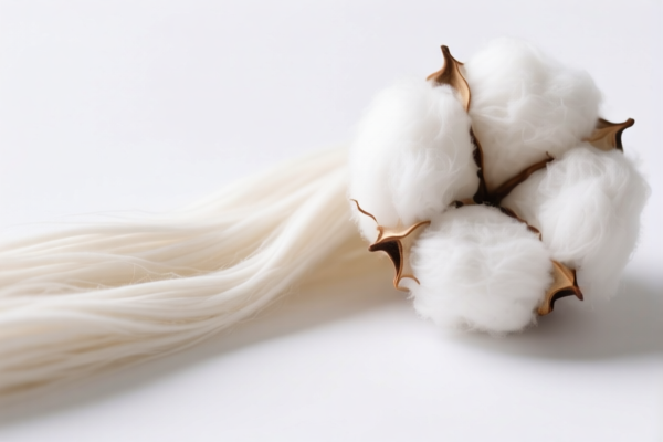 Image for Uncarded Uncombed Long Staple Cotton (28.575 34.925mm, White, Harsh Type)