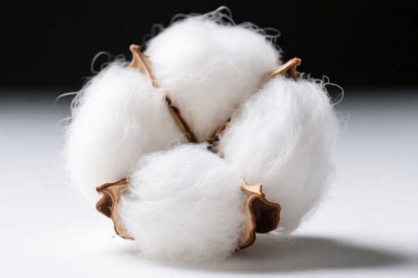 Image for White Coarse Cotton Fiber for Filling, Staple Length 29.36875mm or More