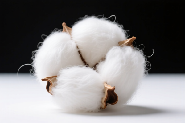 Image for White Coarse Cotton Fiber for Filling, Staple Length 29.36875mm or More