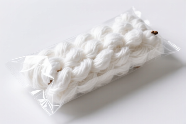 Image for White Coarse Cotton Fiber for Packaging, Staple Length 29.36875mm or More