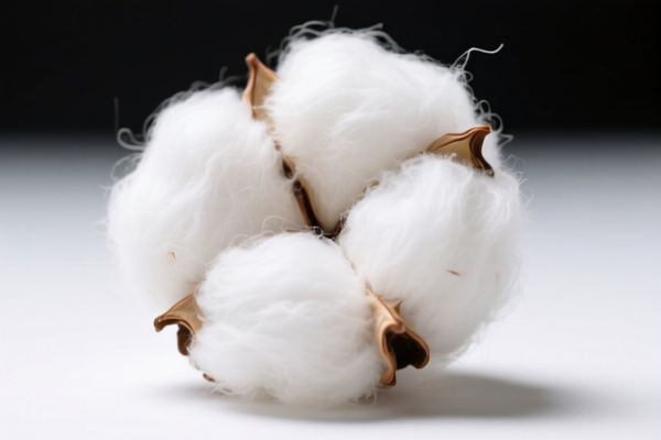 Image for White Coarse Cotton Fiber for Weaving, Staple Length 29.36875mm or More