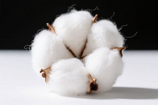Image for White Coarse Cotton Fiber for Weaving, Staple Length 29.36875mm or More