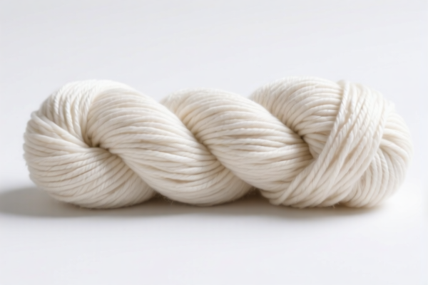 Image for Bleached Cotton Yarn (Uncombed Fibers, 300+ to 80 nm, Not Retail)