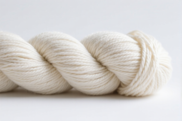 Image for Bleached Cotton Yarn (Uncombed Fibers, 300+ to 80 nm, Not Retail)