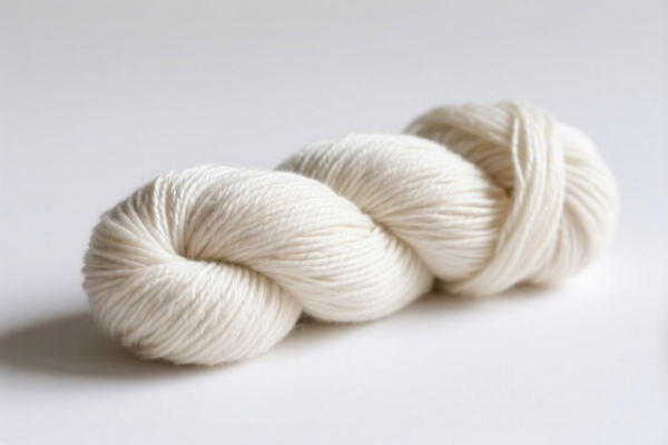 Image for Bleached Cotton Yarn (Uncombed Fibers, 300+ to 80 nm, Not Retail)