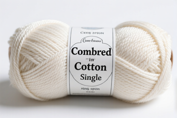 Image for Combed Cotton Single Yarn (Ring Spun), Not Put Up for Retail Sale
