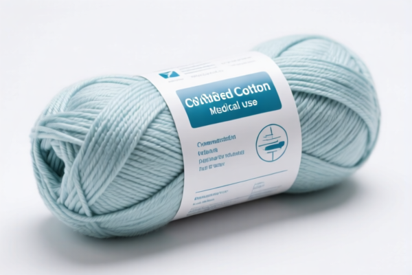 Image for Combed cotton yarn (single), 14 43 nm, for medical use
