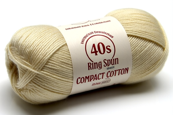 Image for 40s Ring Spun Compact Cotton Yarn (Textile Use)