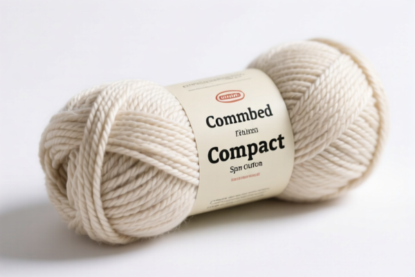 Image for Combed compact spun cotton yarn (85% or more by weight) 94 120 metric number