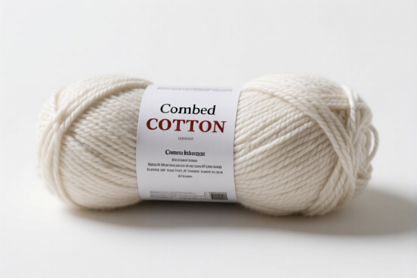 Image for Textile combed cotton yarn (single yarn less than 106.38 decitex, but not less than 83.33 decitex)