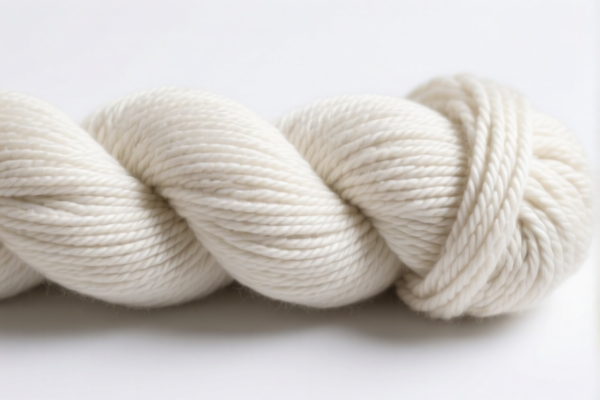 Combed cotton cabled yarn (301) for home textile, exceeding 43 nm but not exceeding 52 nm per single yarn