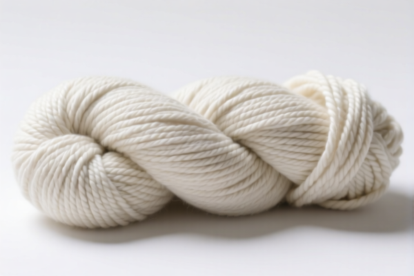 Combed cotton cabled yarn (301) for home textile, exceeding 43 nm but not exceeding 52 nm per single yarn