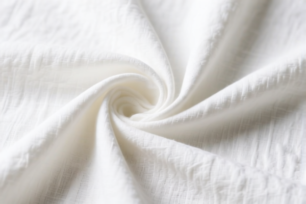 Bleached cotton broadcloth fabric over 100 g_m²