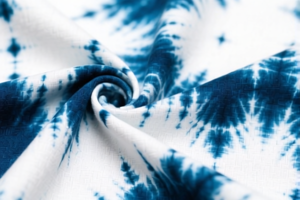 Dyed and Printed Cotton Plain Weave Fabric (43