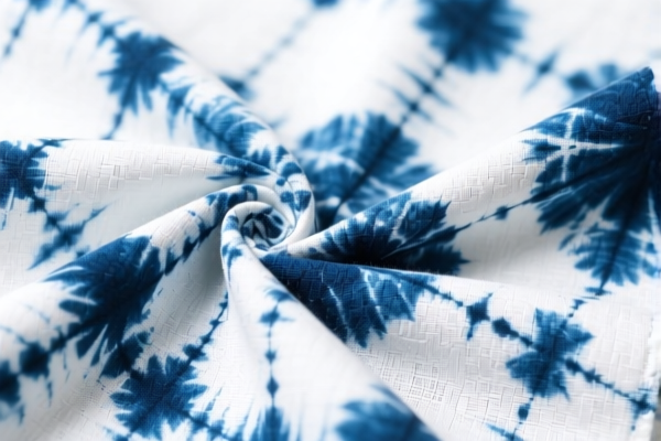 Dyed and Printed Cotton Plain Weave Fabric (43