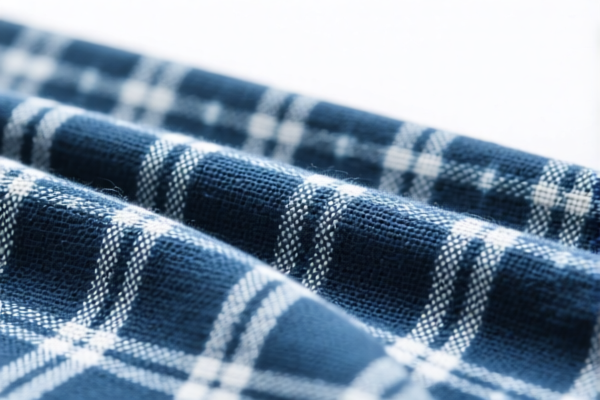 Cotton dyed plain weave fabric, 42 count or lower