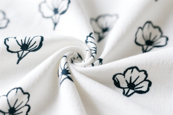 Cotton Print Plain Woven Fabric (43