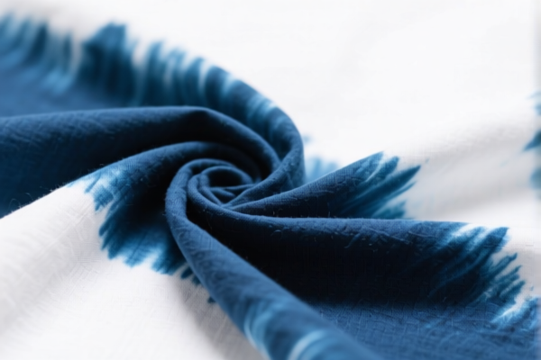 Cotton poplin dyed fabric