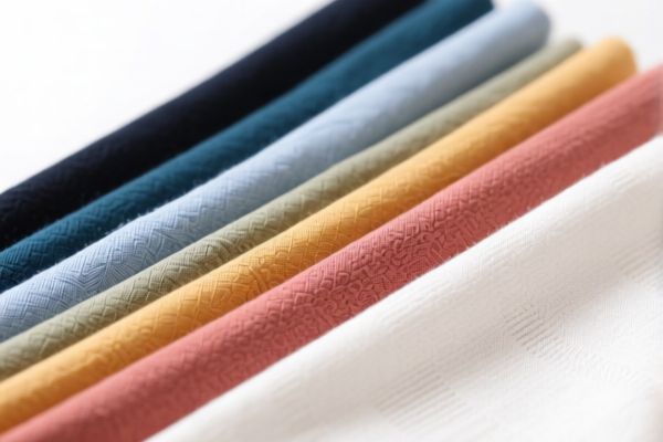 Lightweight cotton woven fabrics of mixed colors