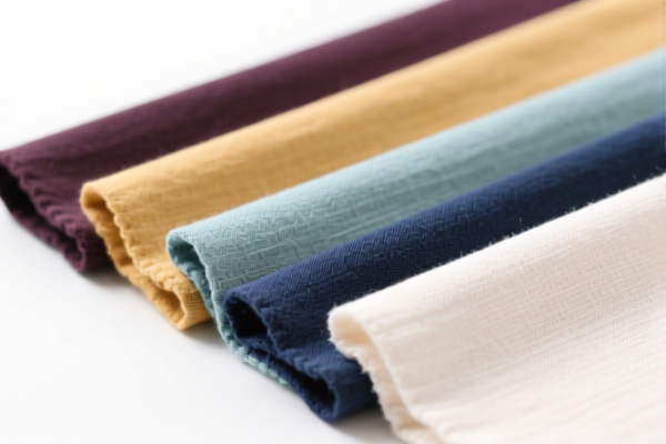 Lightweight cotton woven fabrics of mixed colors