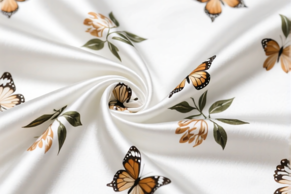 Cotton Satin Printed Fabric (Non 3